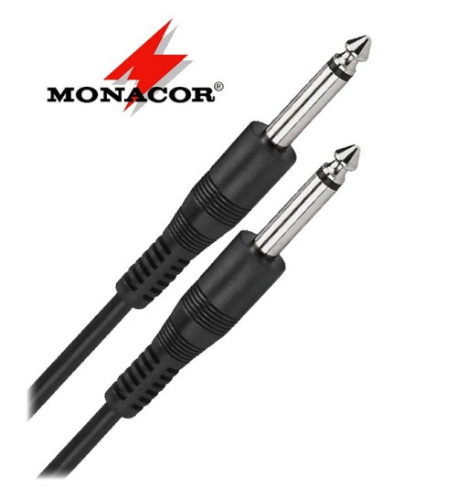 Kabel instrumentalny mono Jack 6.3 mm Monacor MCC-122/SW - 9m