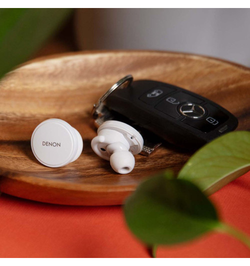 Denon PerL Pro - Bezprzewodowe słuchawki dokanałowe Bluetooth 5.3 z ANC