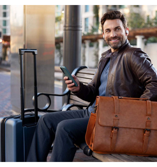 Denon PerL Pro - Bezprzewodowe słuchawki dokanałowe Bluetooth 5.3 z ANC