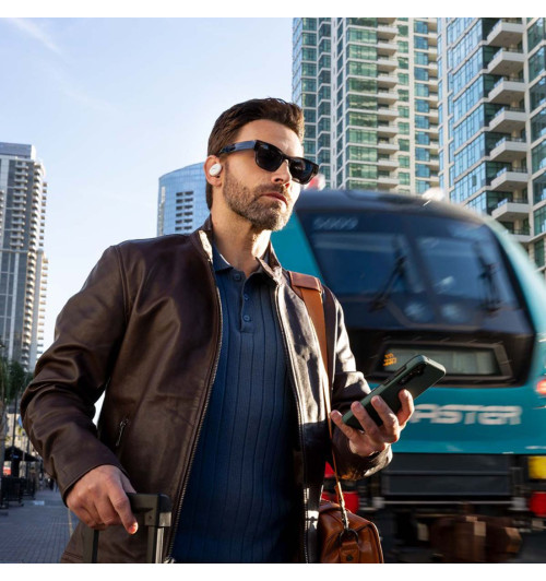 Denon PerL Pro - Bezprzewodowe słuchawki dokanałowe Bluetooth 5.3 z ANC