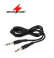 Kabel instrumentalny stereo Jack 6.3 mm Monacor MCC-124/SW - 1.2m
