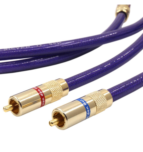 Van den Hul MC - Silver IT 65 G - Kabel koncentryczny interkonekt audio 2 RCA - 2 RCA (Cinch)