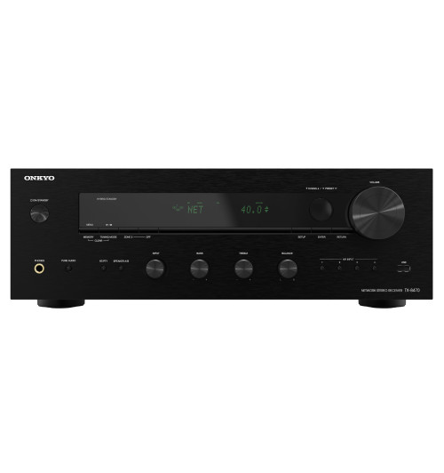 Onkyo TX-8470 - Amplituner sieciowy stereo 2.1 z HDMI, Bluetooth, Wi-Fi
