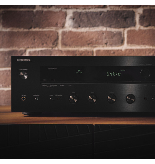 Onkyo TX-8470 - Amplituner sieciowy stereo 2.1 z HDMI, Bluetooth, Wi-Fi
