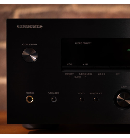 Onkyo TX-8470 - Amplituner sieciowy stereo 2.1 z HDMI, Bluetooth, Wi-Fi