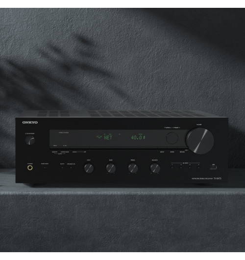 Onkyo TX-8470 - Amplituner sieciowy stereo 2.1 z HDMI, Bluetooth, Wi-Fi