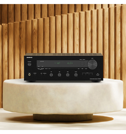 Onkyo TX-8470 - Amplituner sieciowy stereo 2.1 z HDMI, Bluetooth, Wi-Fi