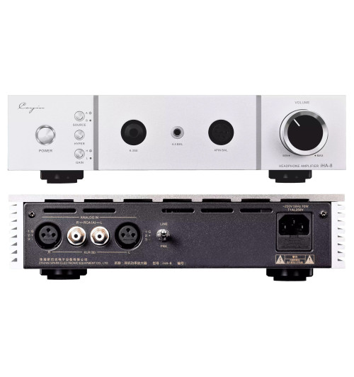 Cayin iHA-8 - Biurkowy zbalansowany wzmacniacz słuchawkowy