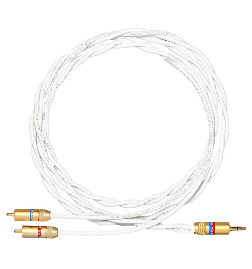 Van den Hul The Flexicon B4 - Zbalansowany kabel interkonekt 3.5mm stereo Jack - 2 RCA 1,5m