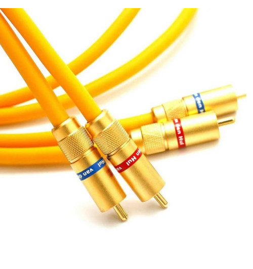 Van den Hul D-102 III 3T Hybrid - Zbalansowany kabel interkonekt audio 2 RCA - 2 RCA (Cinch)