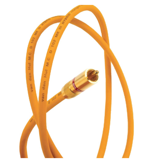 Van den Hul D-102 III 3T Hybrid - Zbalansowany kabel interkonekt audio 2 RCA - 2 RCA (Cinch)