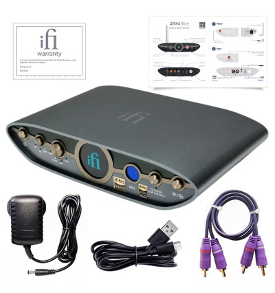iFi Audio ZEN BLUE 3 - Przetwornik cyfrowo-analogowy DAC z transimiterem Bluetooth 5.4 aptX Lossless Hi-Res