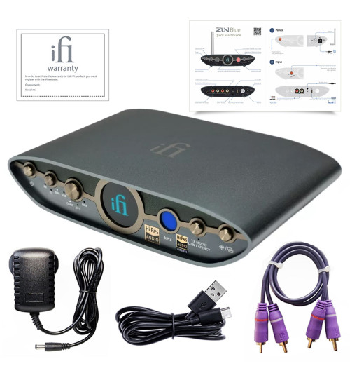iFi Audio ZEN BLUE 3 - Przetwornik cyfrowo-analogowy DAC z transimiterem Bluetooth 5.4 aptX Lossless Hi-Res