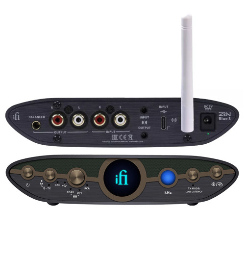 iFi Audio ZEN BLUE 3 - Przetwornik cyfrowo-analogowy DAC z transimiterem Bluetooth 5.4 aptX Lossless Hi-Res