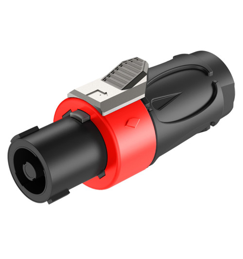 Roxtone RS4F-N-RD - wtyk głośnikowy czerwony 4PIN