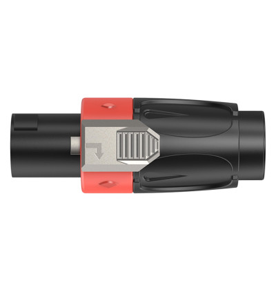 Roxtone RS4F-N-RD - wtyk głośnikowy czerwony 4PIN