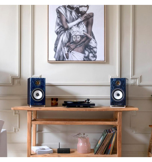 Triangle Capella - Aktywne kolumny podstawkowe z Bluetooth 5.0 aptX, Wi-Fi, WiSA + Stereo HUB