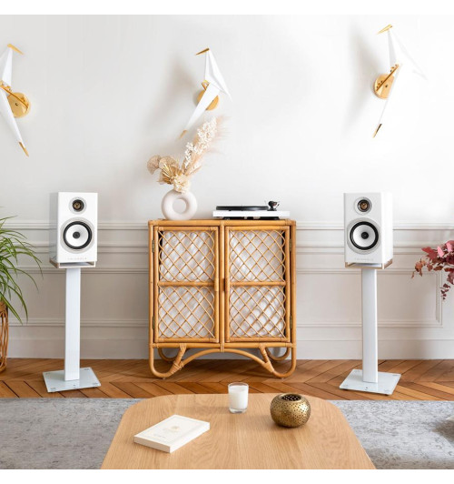 Triangle Capella - Aktywne kolumny podstawkowe z Bluetooth 5.0 aptX, Wi-Fi, WiSA + Stereo HUB