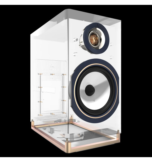 Triangle Capella - Aktywne kolumny podstawkowe z Bluetooth 5.0 aptX, Wi-Fi, WiSA + Stereo HUB