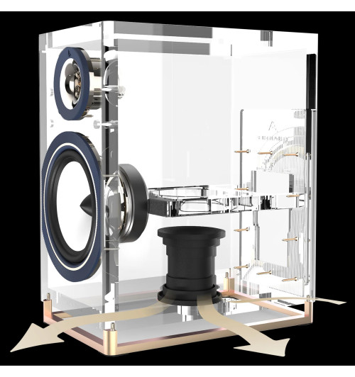 Triangle Capella - Aktywne kolumny podstawkowe z Bluetooth 5.0 aptX, Wi-Fi, WiSA + Stereo HUB