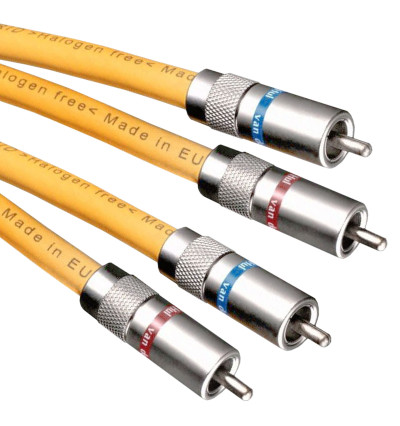 Van den Hul 3T The Hill Hybrid - Zbalansowany kabel interkonekt audio 2 RCA - 2 RCA (Cinch)