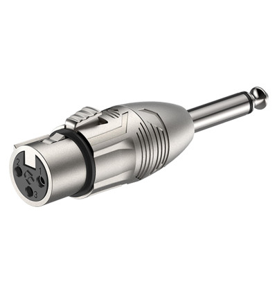 Przejściówka XLR żeński - Jack 6,3mm mono Roxtone RA2XFJM | AVstore.pl