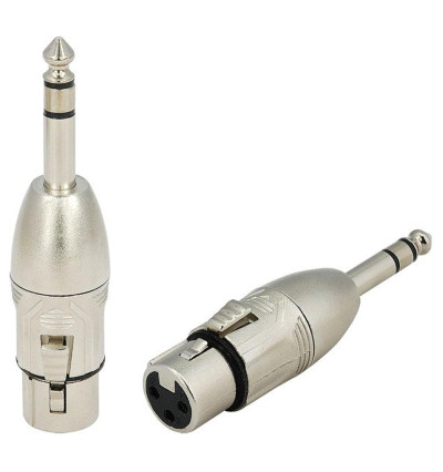 Przejściówka XLR żeński - Jack 6,3mm stereo Roxtone RA3XFJM | AVstore.pl