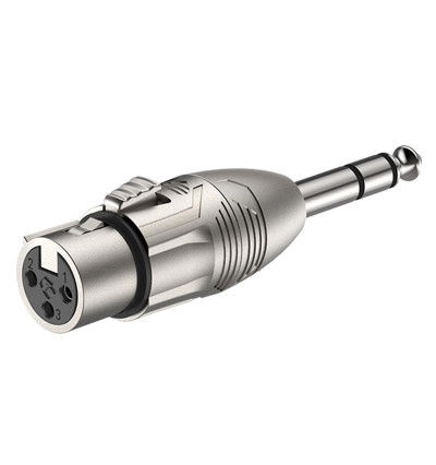 Przejściówka XLR żeński - Jack 6,3mm stereo Roxtone RA3XFJM | AVstore.pl