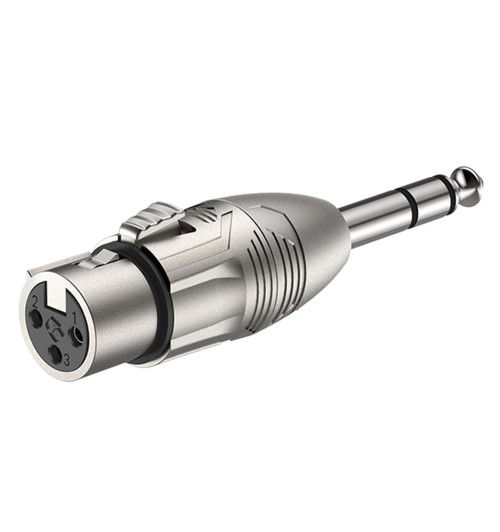 Przejściówka XLR żeński - Jack 6,3mm stereo Roxtone RA3XFJM | AVstore.pl