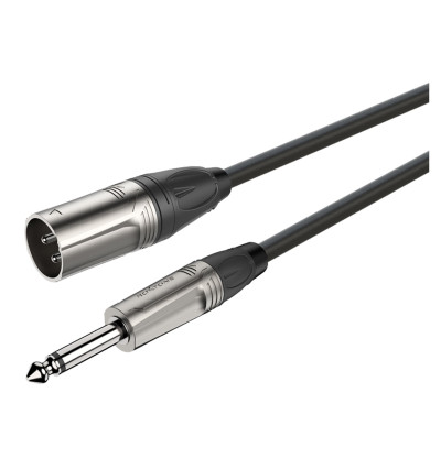 Kabel mikrofonowy wtyk Jack 6,3 mono - gniazdo XLR Roxtone DMXJ250L15 15m | AVstore.pl