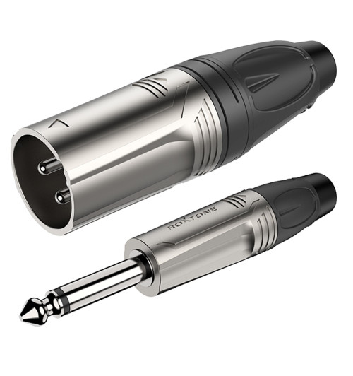 Kabel mikrofonowy wtyk Jack 6,3 mono - gniazdo XLR Roxtone DMXJ250L15 15m | AVstore.pl