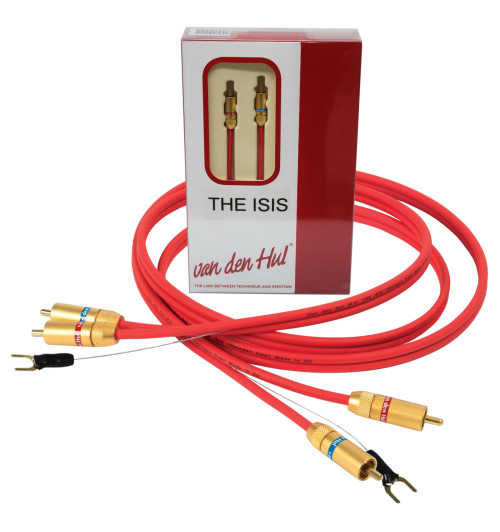 Van den Hul The Isis - Kabel koncentryczny interkonekt gramofonowy 2 RCA - 2 RCA (Cinch)