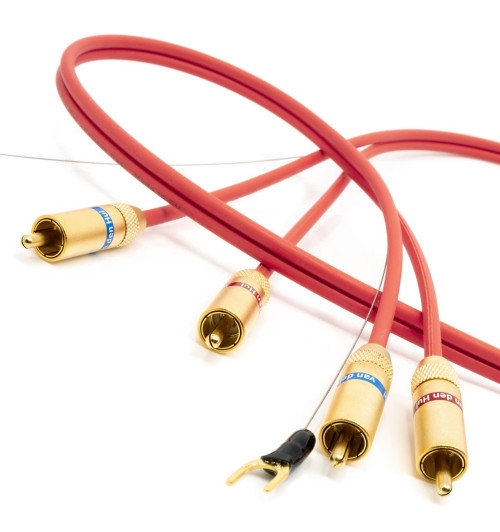 Van den Hul The Isis - Kabel koncentryczny interkonekt gramofonowy 2 RCA - 2 RCA (Cinch)