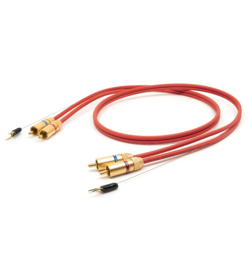 Van den Hul The Isis - Kabel koncentryczny interkonekt gramofonowy 2 RCA - 2 RCA (Cinch)