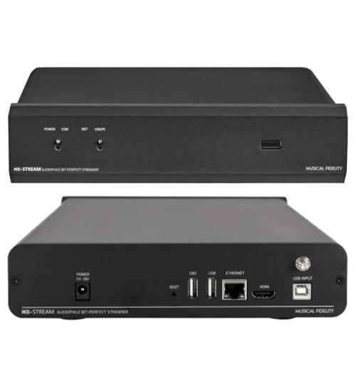 Musical Fidelity MX-Stream - Odtwarzacz strumieniowy streamer Bluetooth, Wi-Fi, Ethernet