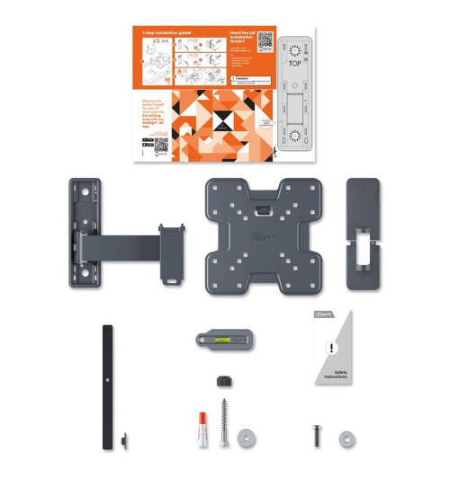 Vogels TVM 1223 - Obrotowy uchwyt ścienny do telewizorów 19" - 43"