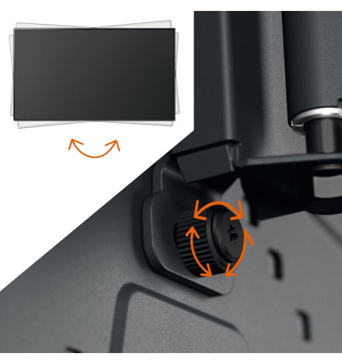 Vogels TVM 1223 - Obrotowy uchwyt ścienny do telewizorów 19" - 43"