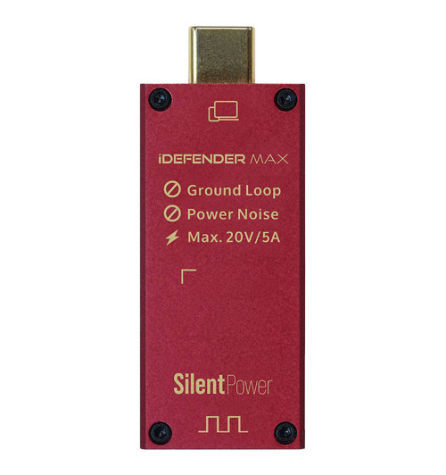 iFi Audio SilentPower iDefender Max - Izolator pętli masy z filtrem zasilania USB-C