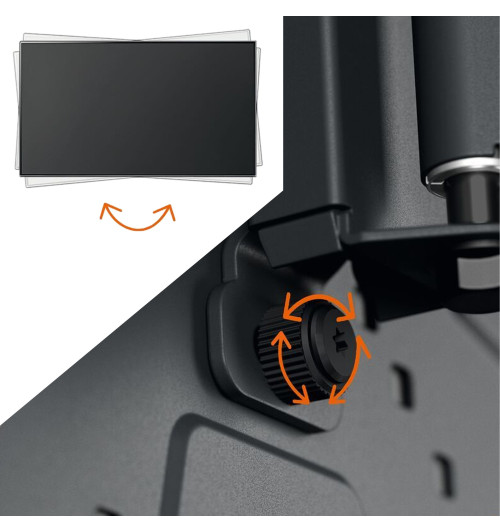 Vogels TVM 1443 - Obrotowy uchwyt ścienny do telewizorów 32" - 65"