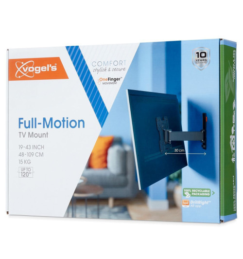 Vogels TVM 3223 - Obrotowy uchwyt ścienny do telewizorów 19" - 43"