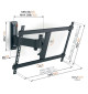 Vogels TVM 3623 - Obrotowy uchwyt ścienny do telewizorów 40" - 77"