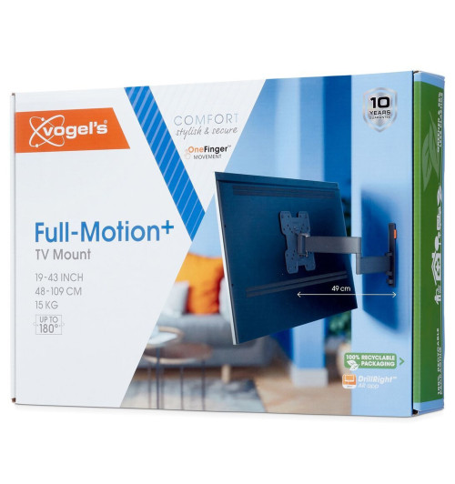 Vogels TVM 3243 - Obrotowy uchwyt ścienny do telewizorów 19" - 43"
