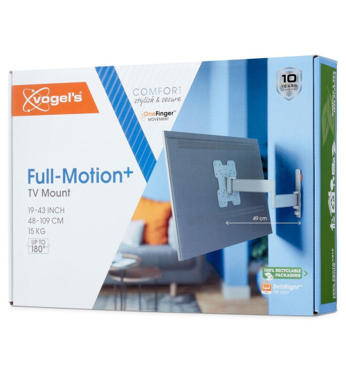 Vogels TVM 3243 - Obrotowy uchwyt ścienny do telewizorów 19" - 43"