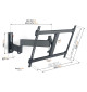 Vogels TVM 3643 - Obrotowy uchwyt ścienny do telewizorów 40" - 77"