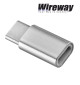 Adapter gniazdo micro USB - wtyk typ C Wireway WW330201