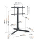 Vogels TVS 3690 - Stojak podłogowy do telewizorów 40" - 77"