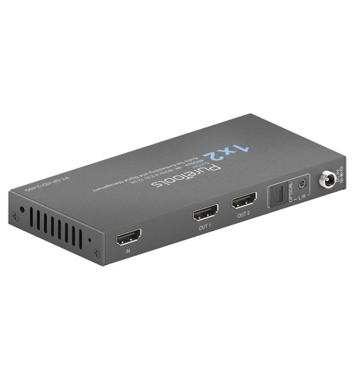 PureLink PureTools PT-SP-HD12-48G - Rozdzielacz / splitter 1x2 HDMI 2.1 EDID 8K/HDR 48Gbps ze skalowaniem i ekstrakcją dźwięku
