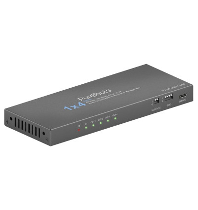 PureLink PureTools PT-SP-HD14-48G - Rozdzielacz / splitter 1x4 HDMI 2.1 EDID 8K/HDR 48Gbps ze skalowaniem i ekstrakcją dźwięku