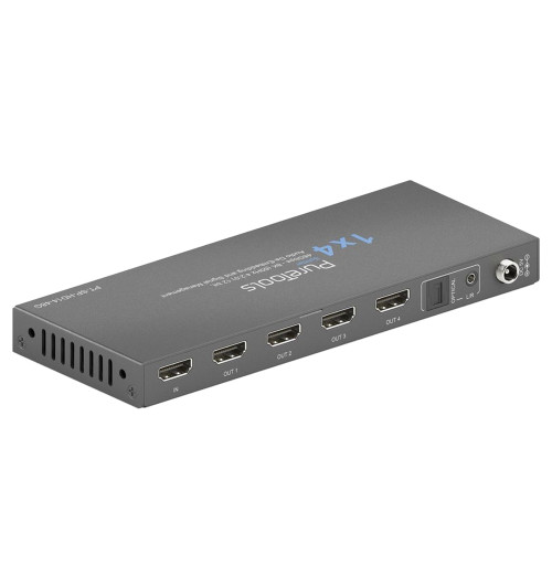 PureLink PureTools PT-SP-HD14-48G - Rozdzielacz / splitter 1x4 HDMI 2.1 EDID 8K/HDR 48Gbps ze skalowaniem i ekstrakcją dźwięku