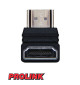 Przejściówka kątowa gniazdo HDMI - wtyk HDMI PROLINK PB 003